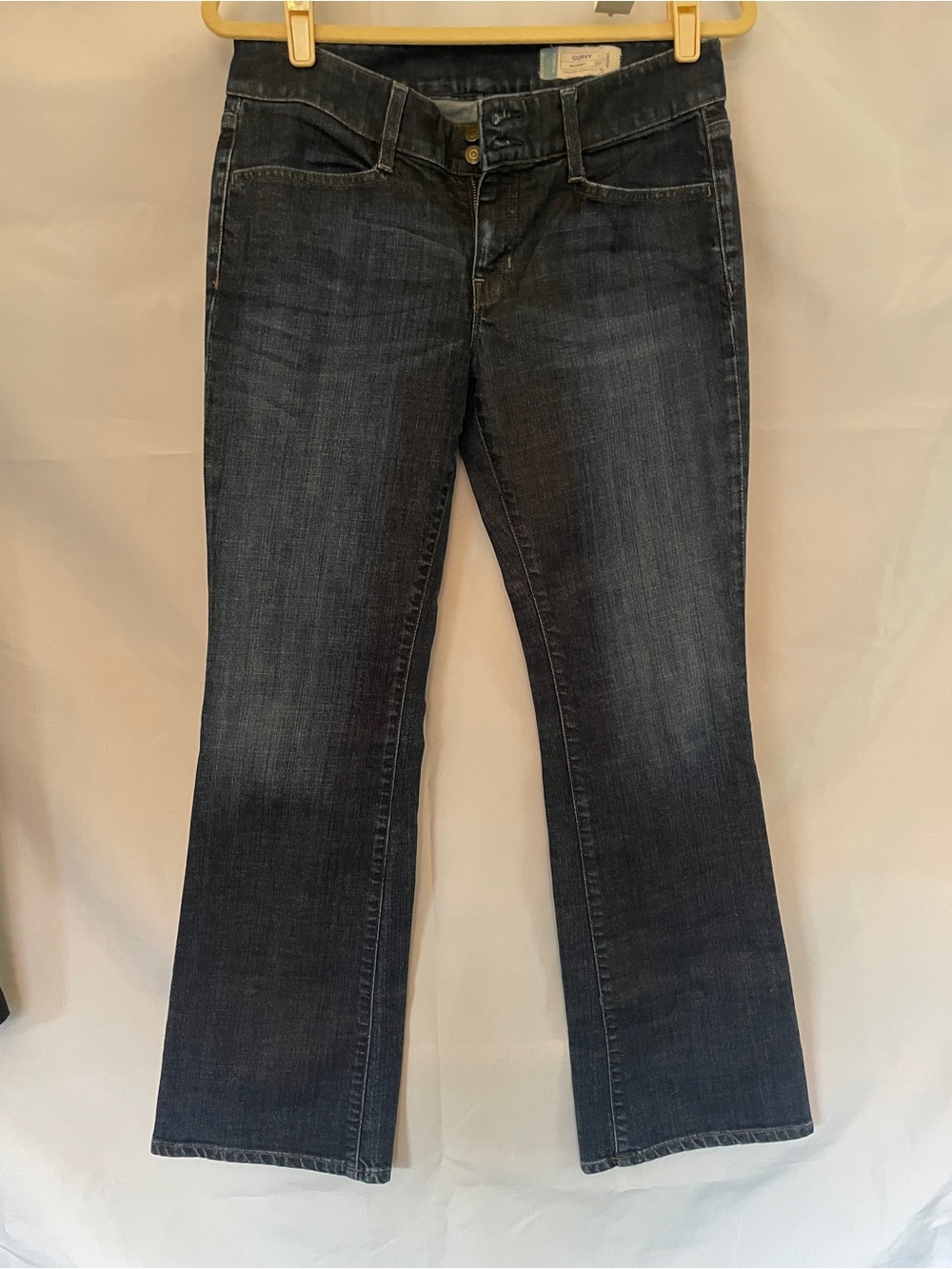 GAP 8R Dark Wash Women’s Jeans Classic Curvy Bootcut Leg
